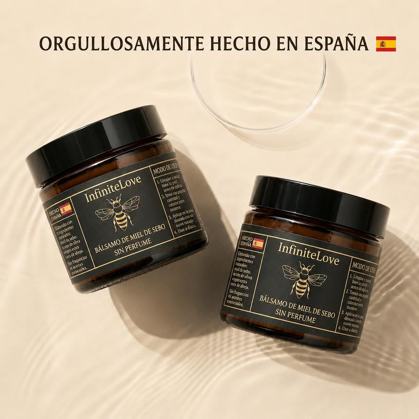 Bálsamo Hidratante Sebo y Miel Cítricos 100% Natural Antiedad 120ml