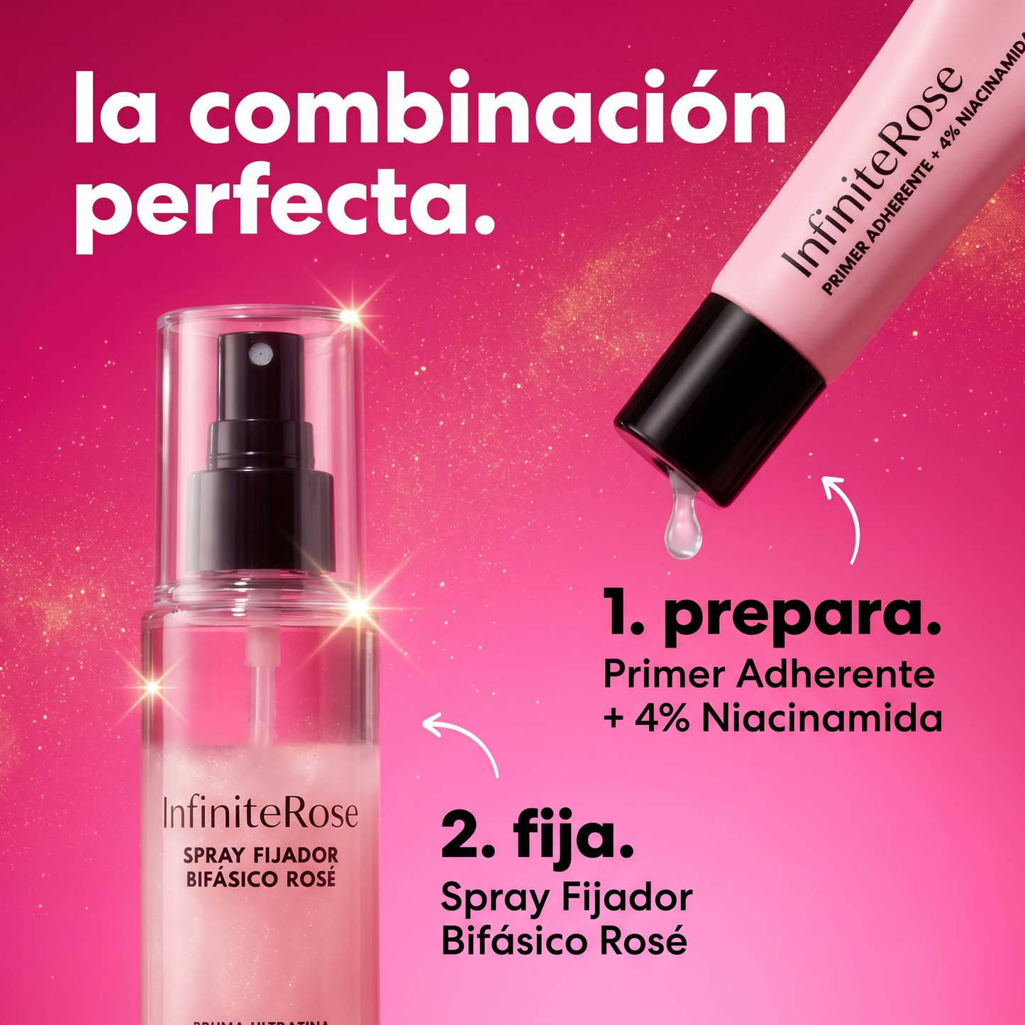 InfiniteRose - Spray Fijador Bifásico Rosé
