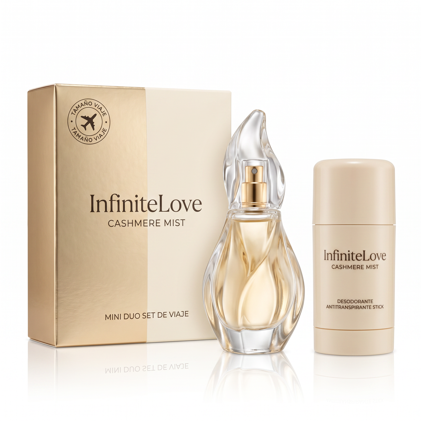 Cashmere Mist Mini Duo Set de Viaje Eau de Parfum Desodorante Floral Jazmin Sandalo Mujer