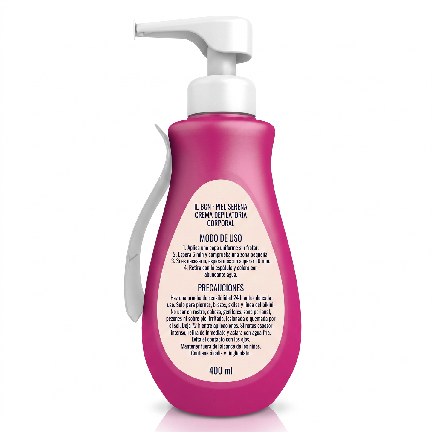 Piel Serena — Crema Depilatoria Corporal para Piel Sensible · 400 ml