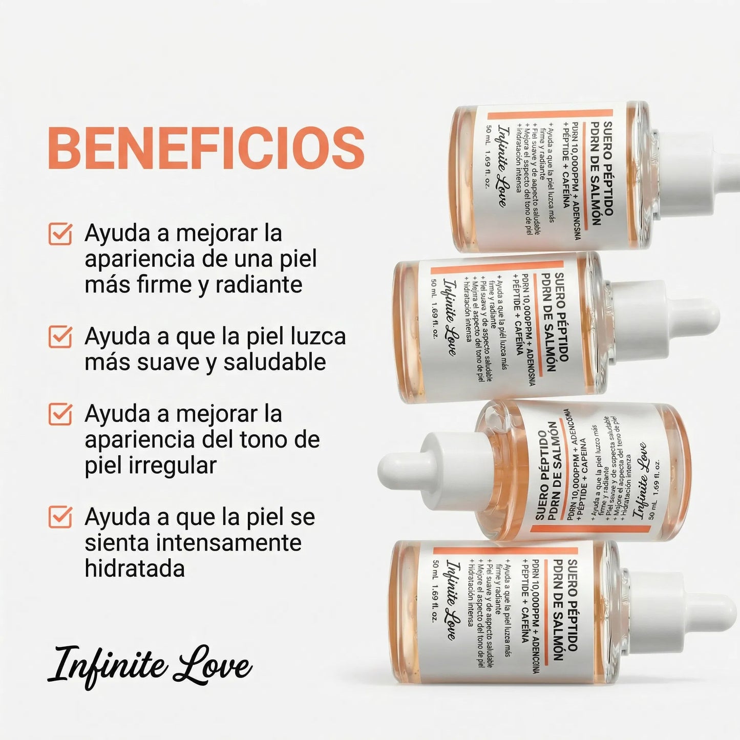 Sérum Facial PDRN con Péptidos – Reparación y Luminosidad