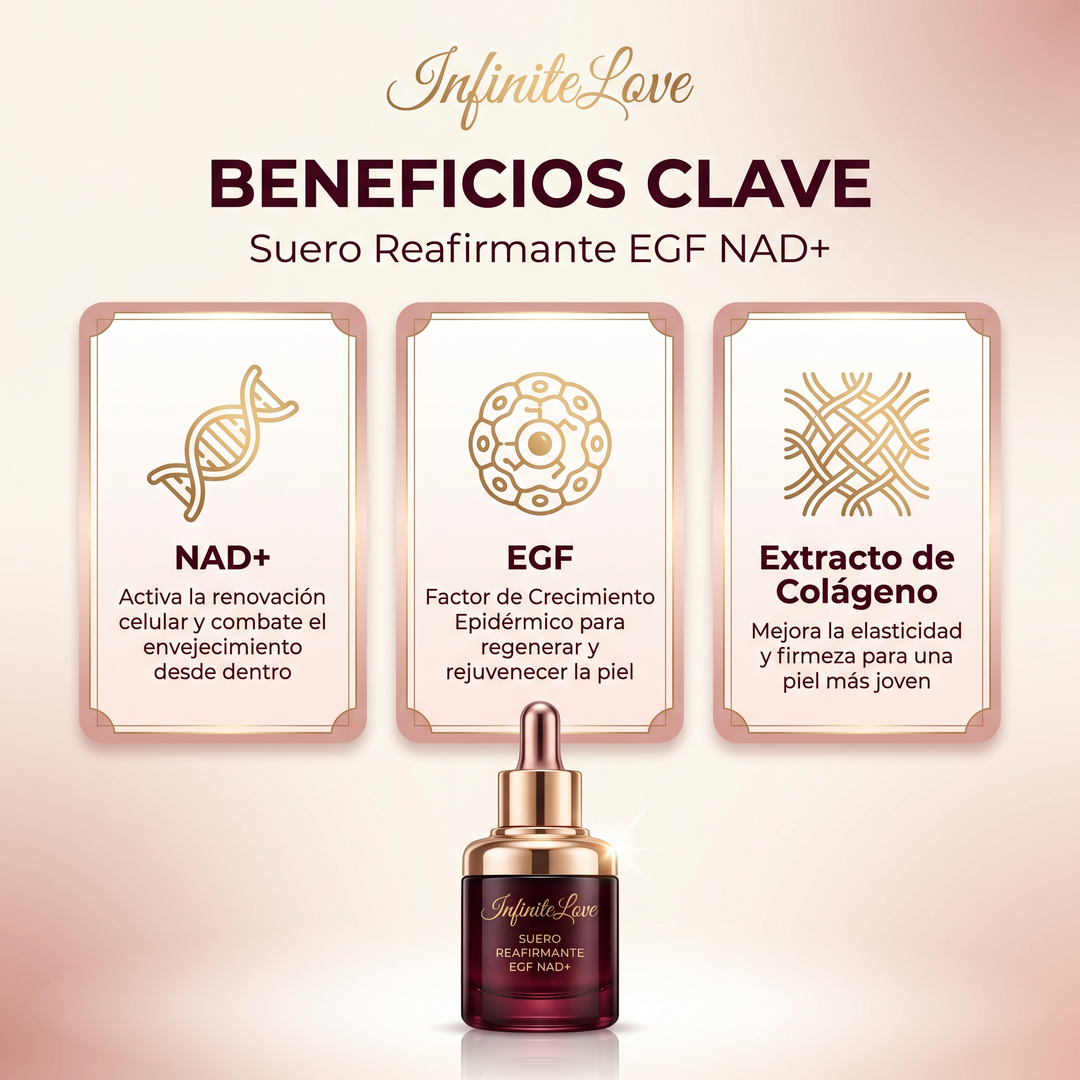Sérum Reafirmante NAD+ – Efecto Lifting, Luminosidad y Piel Más Firme