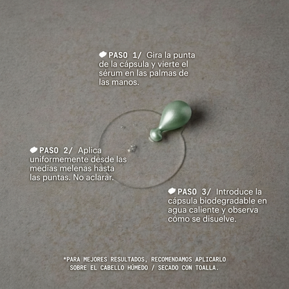 Cápsulas Sérum Capilar Antifrizz – Brillo Instantáneo y Reparación Profunda