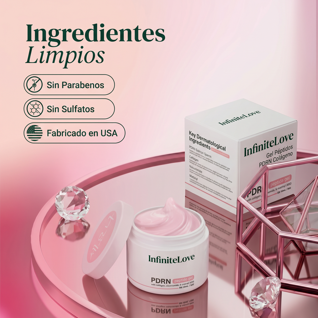 Gel Facial Reafirmante con Péptidos y PDRN – Hidratación Profunda y Efecto Glow