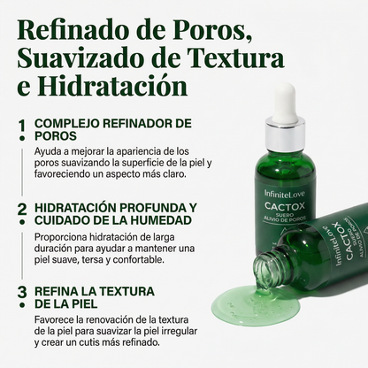 Sérum Refinador de Poros – Piel Lisa, Hidratada y Sin Textura