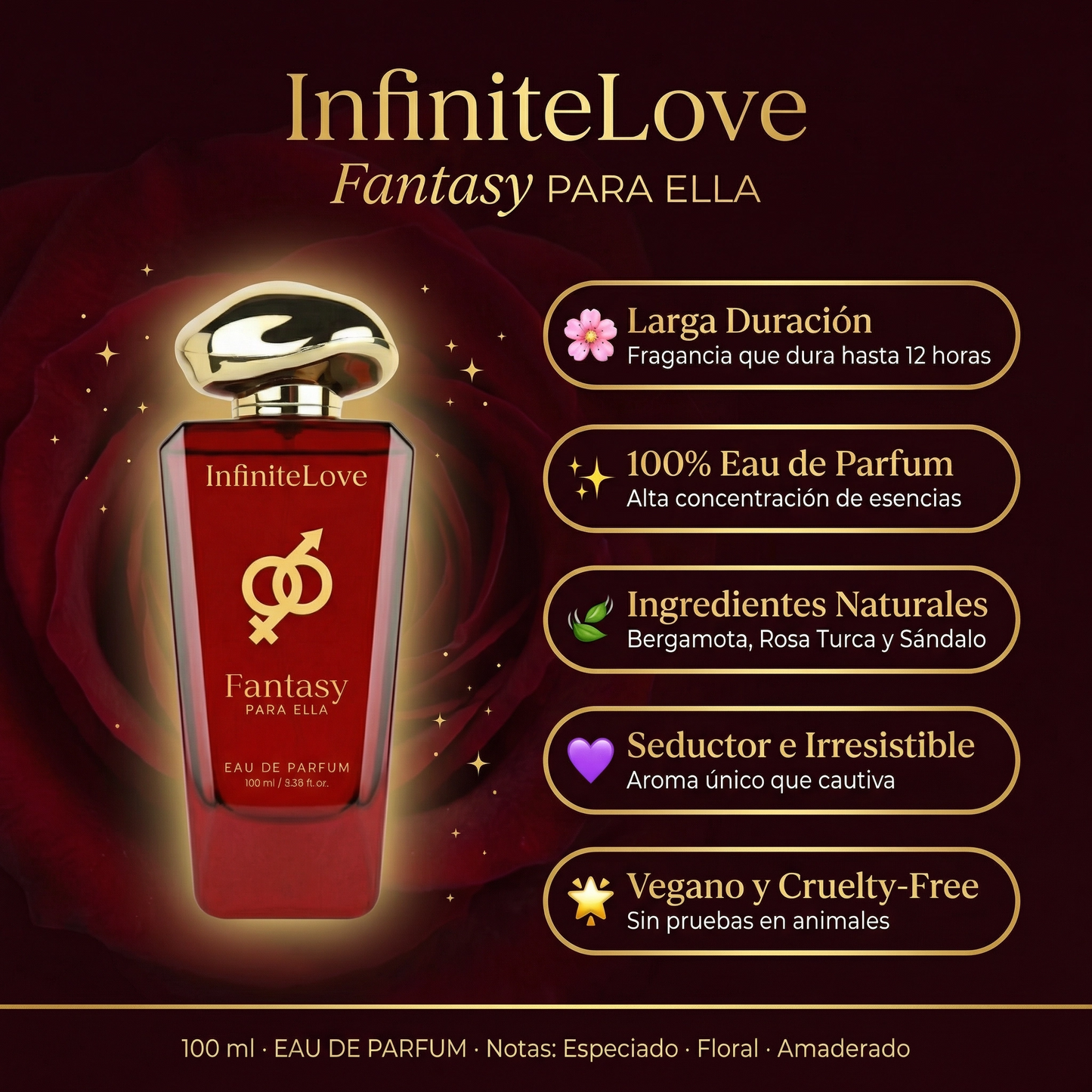 Perfume Fantasy Femme™ – Fragancia Intensa y Seductora para Mujer