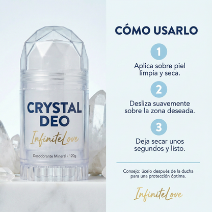 Desodorante Crystal Natural 24H – Protección Sin Químicos