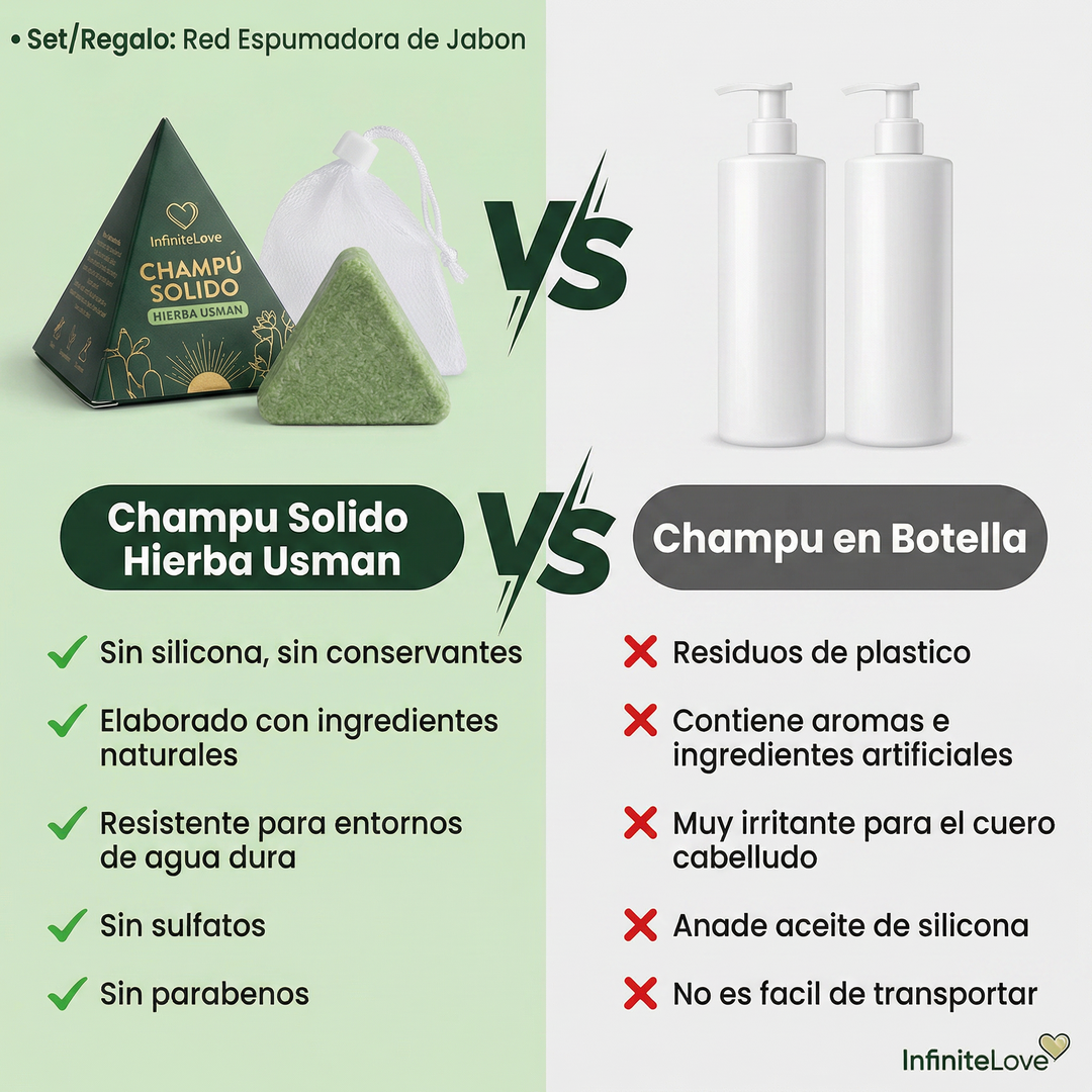 Champú Sólido Anticaída – Fortalece Raíces y Reduce la Caída del Cabello