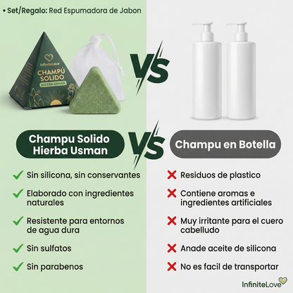 Champú Sólido Anticaída – Fortalece Raíces y Reduce la Caída del Cabello