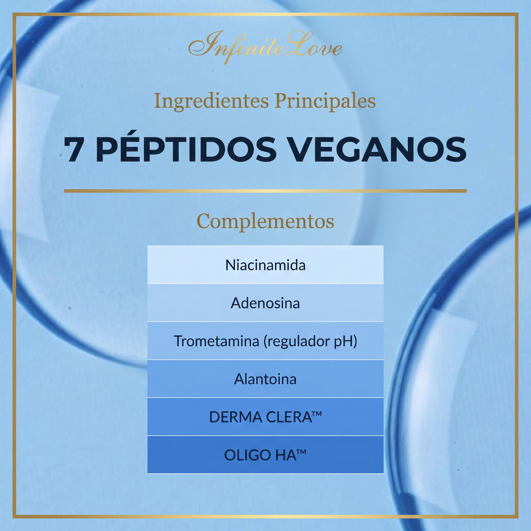 Sérum Booster 7 Péptidos – Hidratación, Luminosidad y Piel Más Lisa