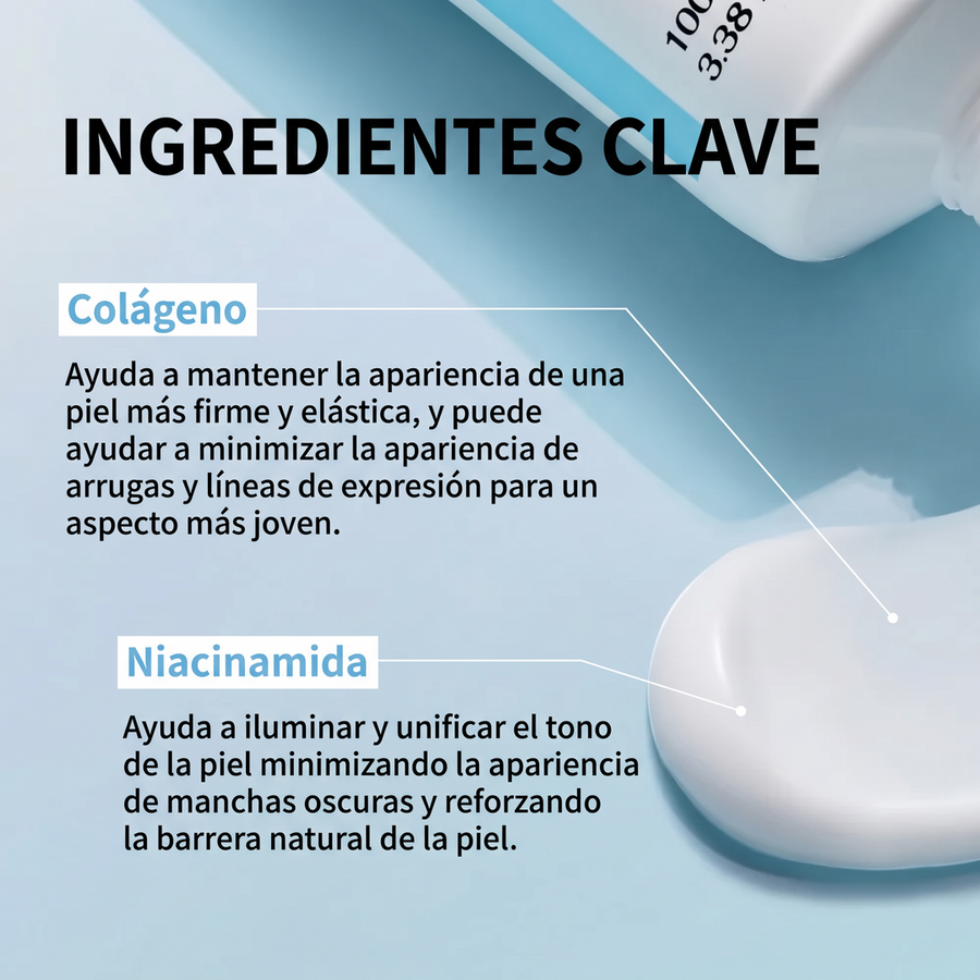 Ingredientes clave: colágeno y niacinamida