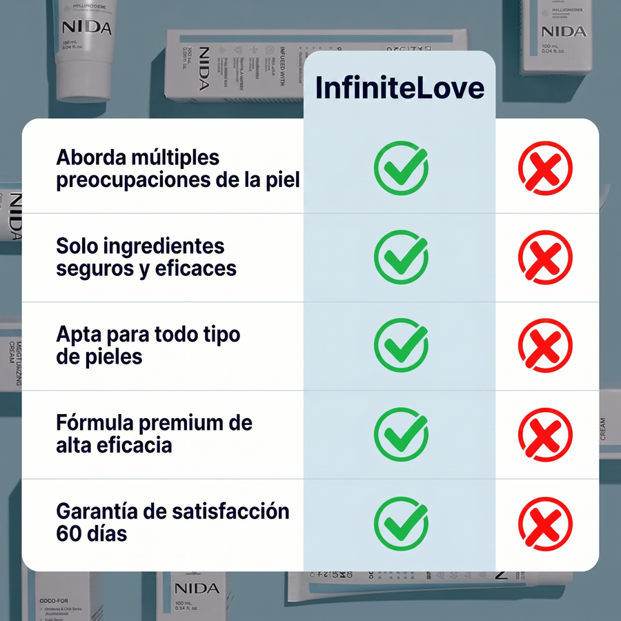 InfiniteLove frente a otras cremas