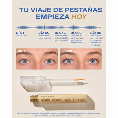 Sérum Esencial Pestañas — Biotina y Aminoácidos Clínicamente Testado 2ml