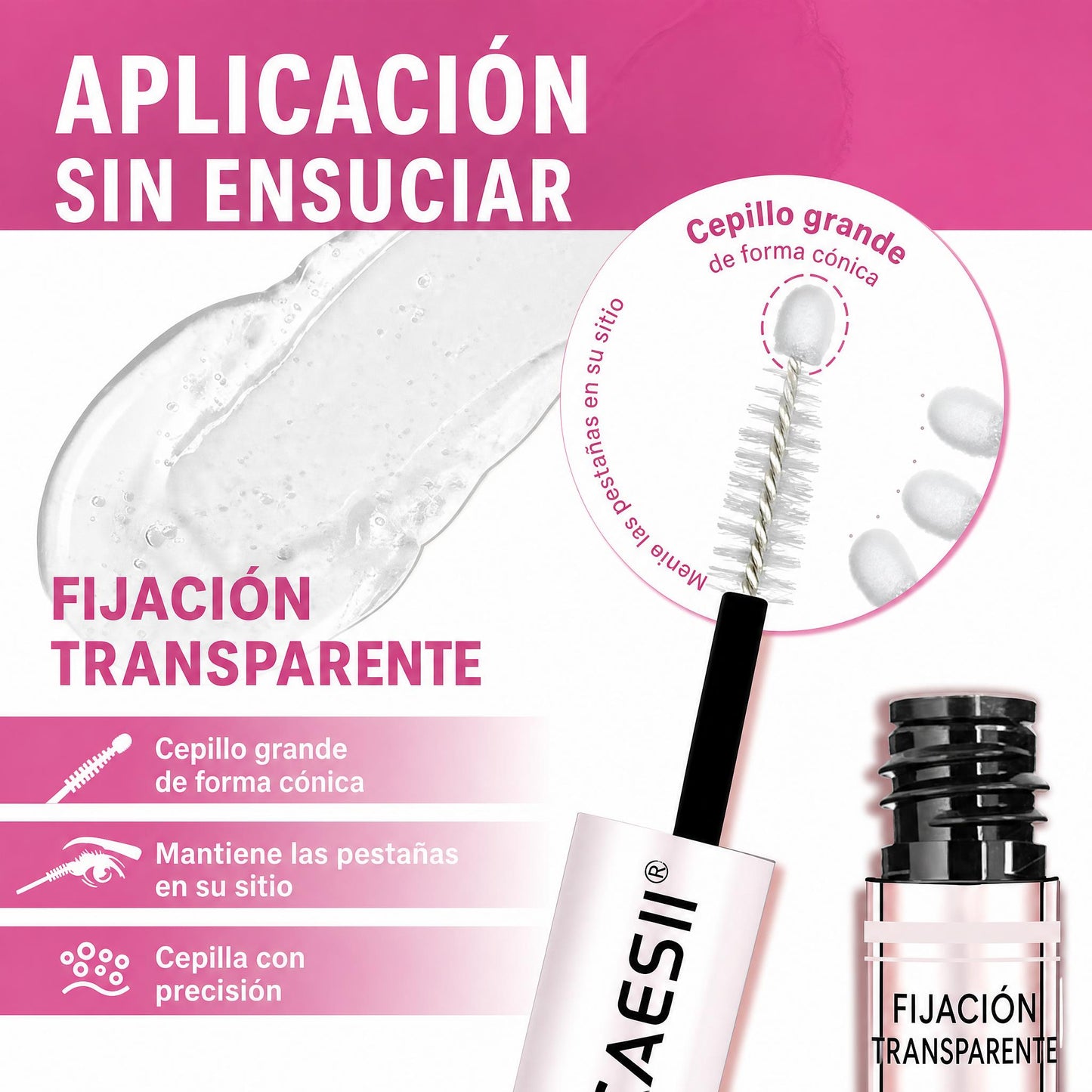 InfiniteLove Dúo Fijación — Adhesivo y Sellador para Pestañas 2 en 1, 10 ml