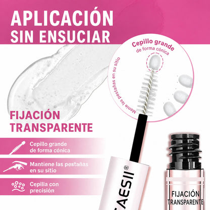 InfiniteLove Dúo Fijación — Adhesivo y Sellador para Pestañas 2 en 1, 10 ml