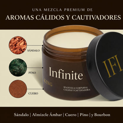 InfiniteLove Ámbar Real — Manteca Corporal Perfumada 125 g