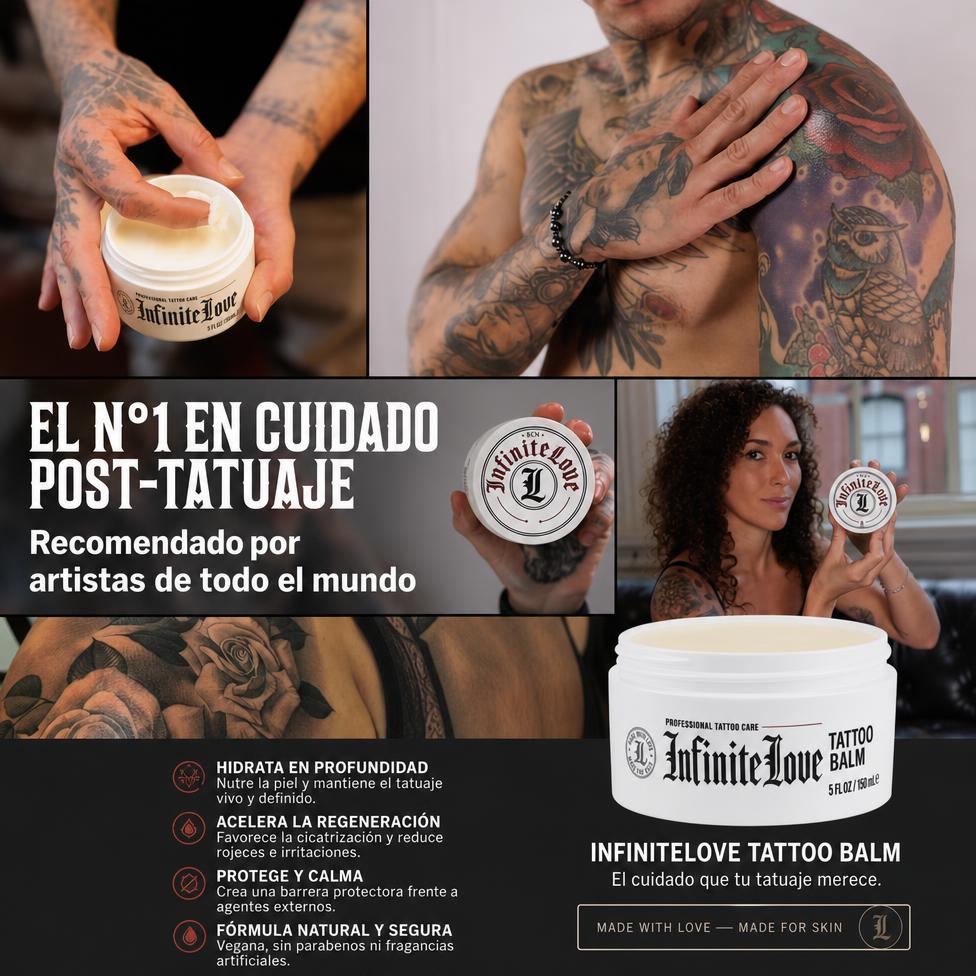 Bálsamo para Tatuajes Profesional — Vegano y Sin Petrolatos 150ml