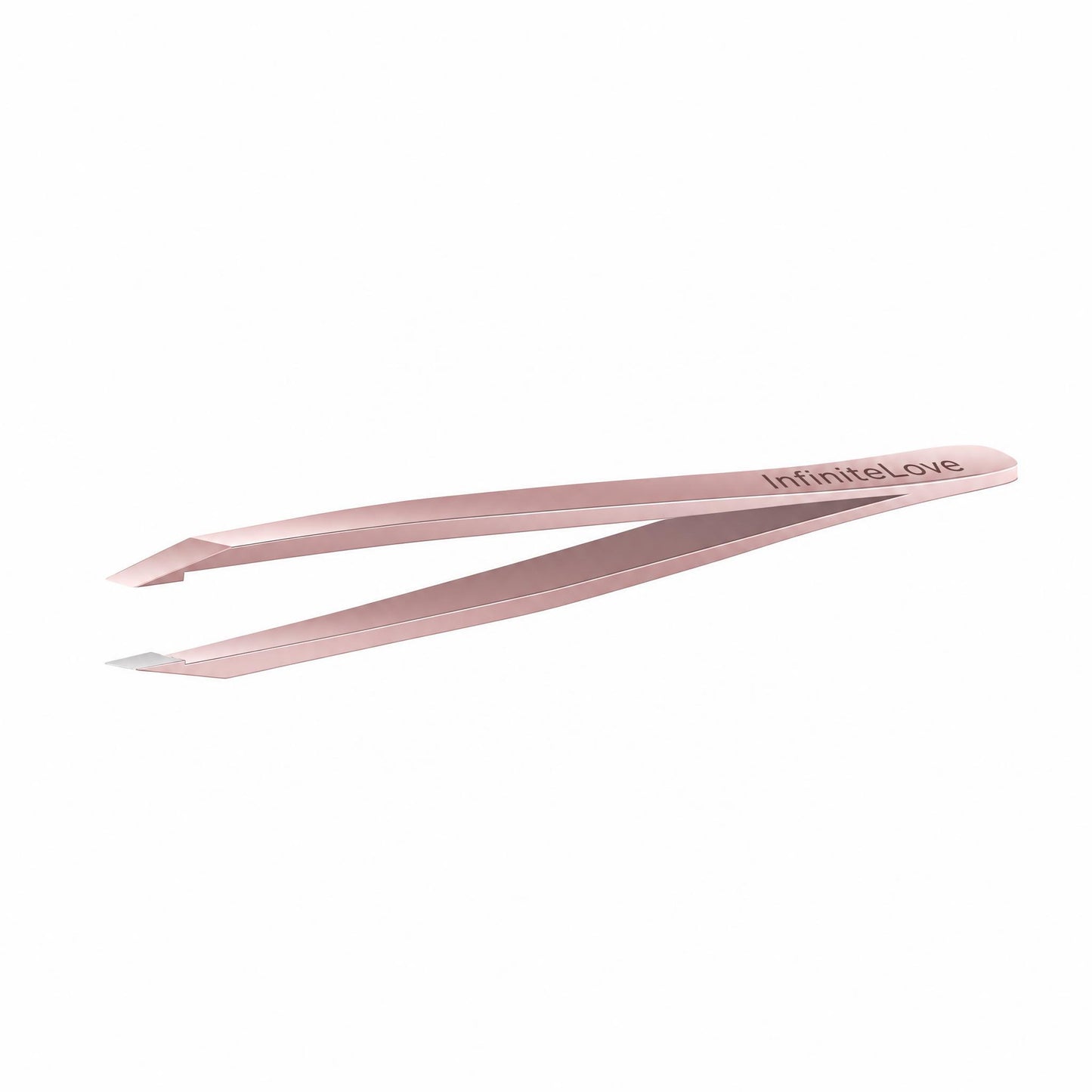 Set de Retoque para Cejas y Pestañas Pinzas de Precisión Acero Inoxidable Peine Doble Separador Oro Rosa