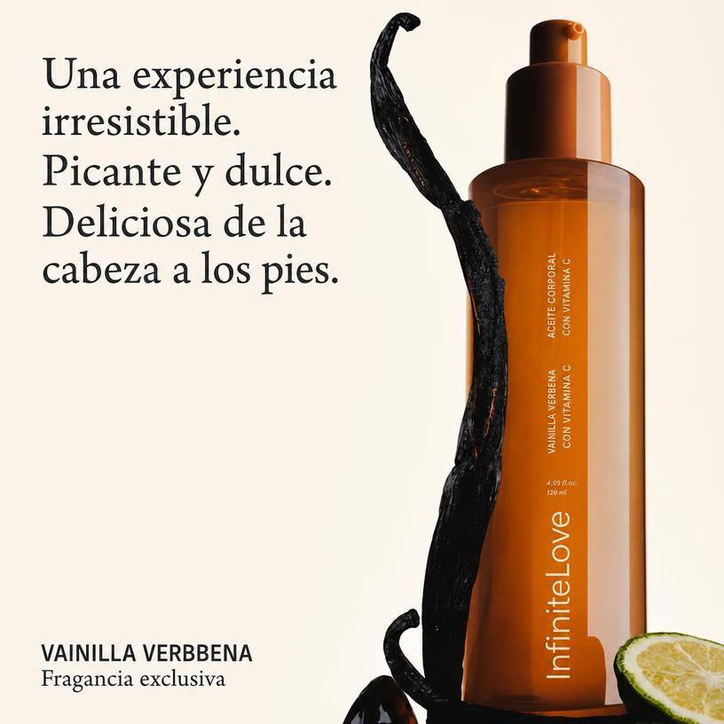 Aceite Corporal Vainilla Vibrante con Vitamina C Hidratante Luminosidad 124ml