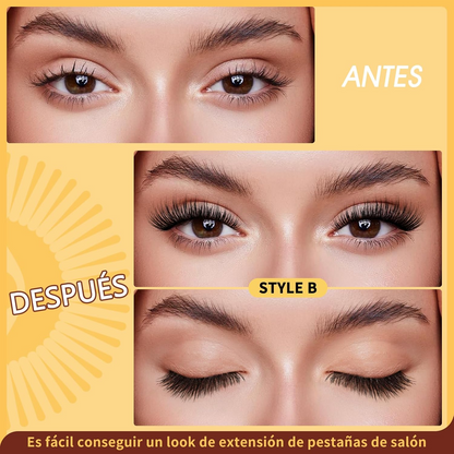 Kit de Pestañas Magnéticas - Volumen y Mirada Intensa