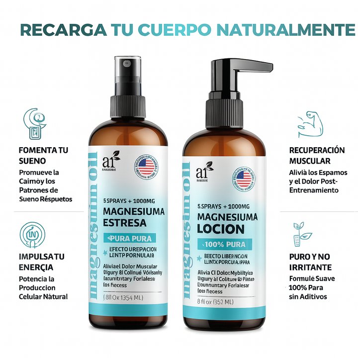 InfiniteMagnesium Duo – Alivio Natural y Profundo para tu Cuerpo
