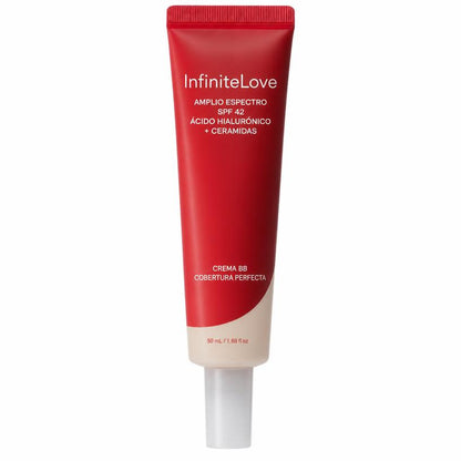 Crema BB Cobertura Perfecta SPF 42 — Ácido Hialurónico + Ceramidas 50 ml