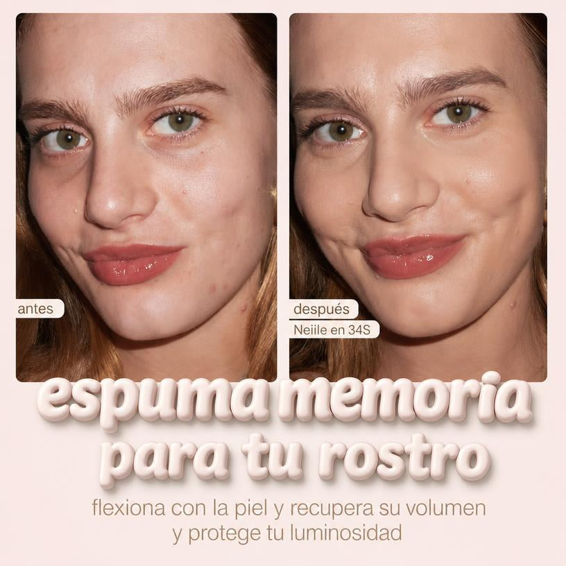 Base de Maquillaje Hidratante Timeless · Sérum 24h + Brocha de Regalo
