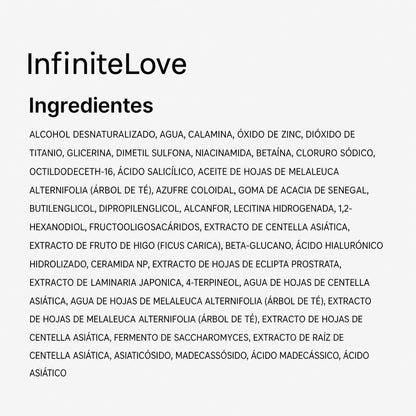 InfiniteLove Punto Rosa — Loción Secante con Calamina y Ácido Salicílico 20 ml