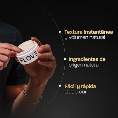 Arcilla Capilar Fijación Fuerte Acabado Mate Volumen Textura Ingredientes Naturales Hombre 85g