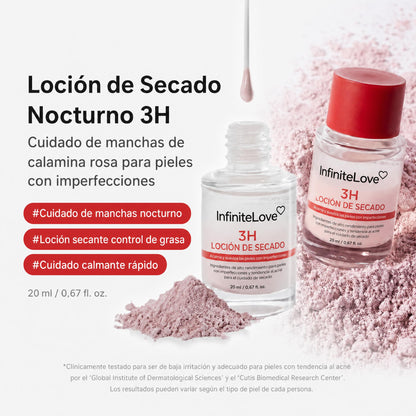 InfiniteLove Punto Rosa — Loción Secante con Calamina y Ácido Salicílico 20 ml