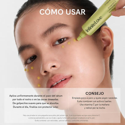 Sérum Vitamina C Booster Shot Glutatión Luminosidad Tono Uniforme K-Beauty 30ml