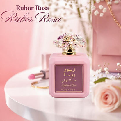 Perfume Mujer Eau de Parfum Rosa Rubor Notas Afrutadas Vainilla Larga Duración 100ml
