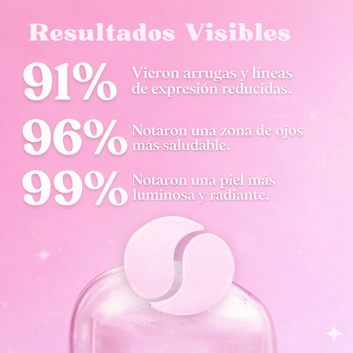 Parches de Ojos Coreanos Instantáneos con ADN Regenerativo y Colágeno para Bolsas, Ojeras y Patas de Gallo en 10 Minutos