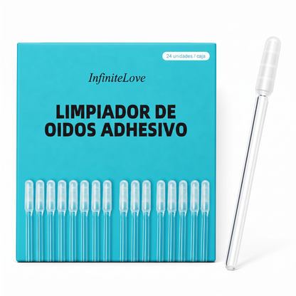 Limpiador de Oidos Adhesivo Reutilizable - 24 Unidades