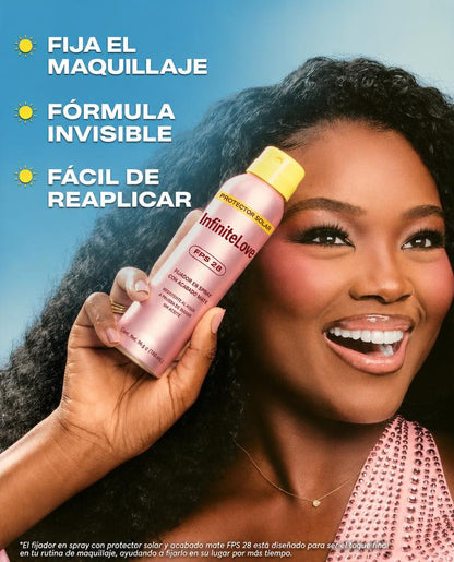 Spray Fijador Maquillaje Matificante SPF28 Resistente al Sudor 16h 30g