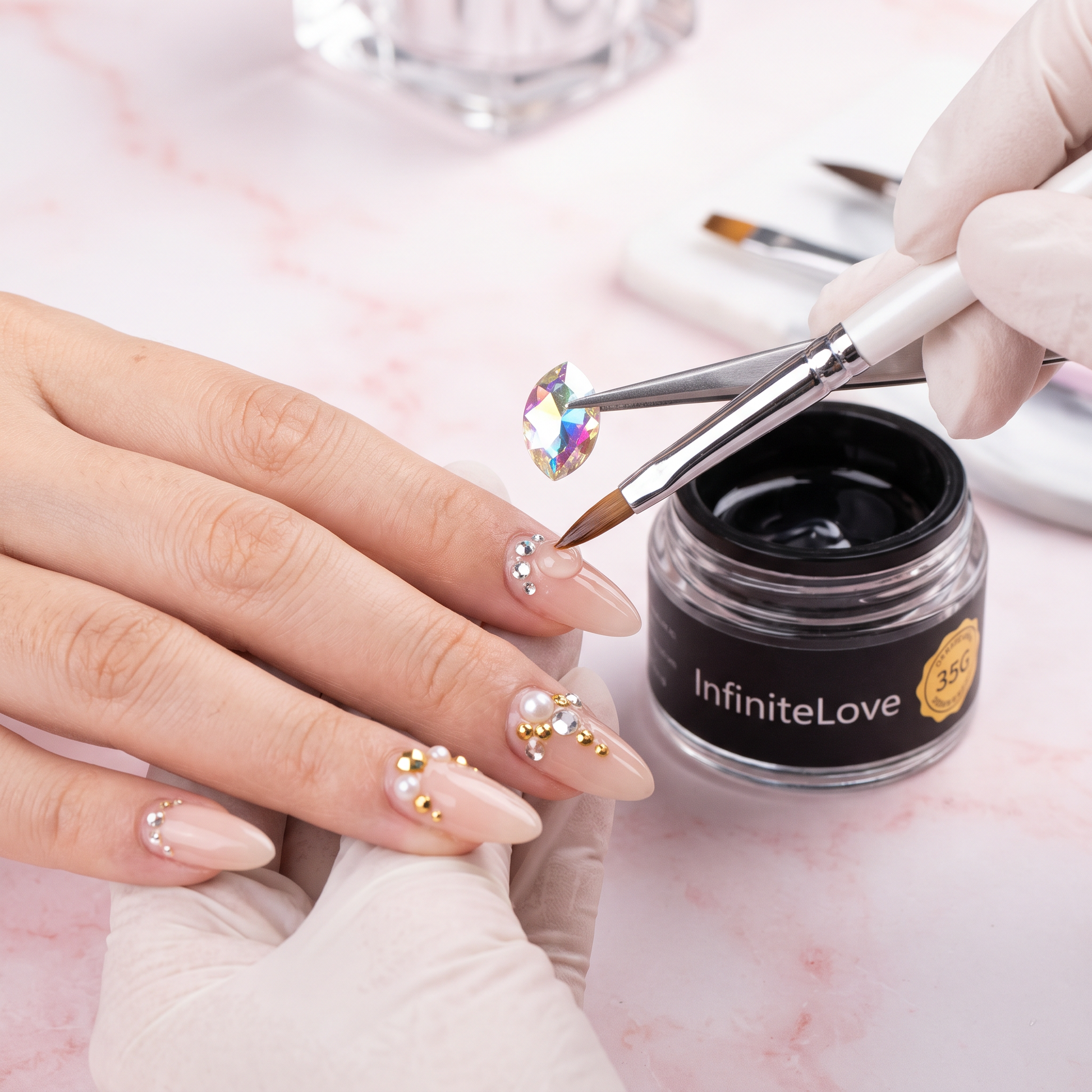 Aplicación en Uñas InfiniteLove