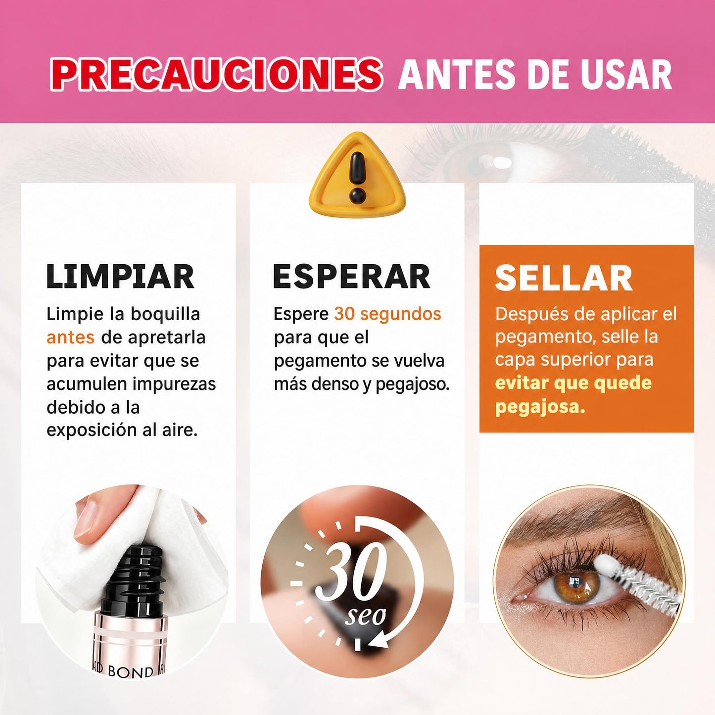 InfiniteLove Dúo Fijación — Adhesivo y Sellador para Pestañas 2 en 1, 10 ml