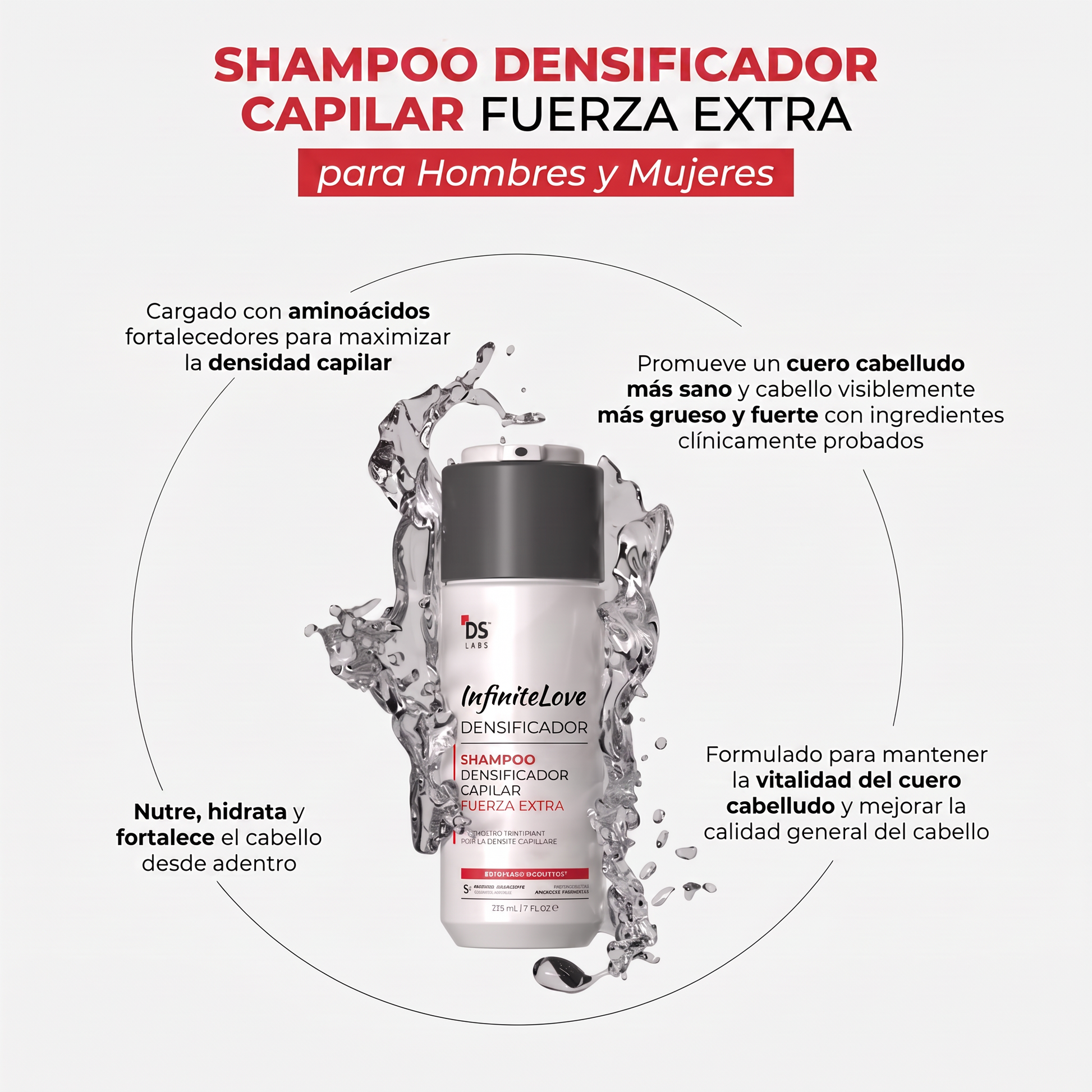 Shampoo Densificador Capilar Beneficios