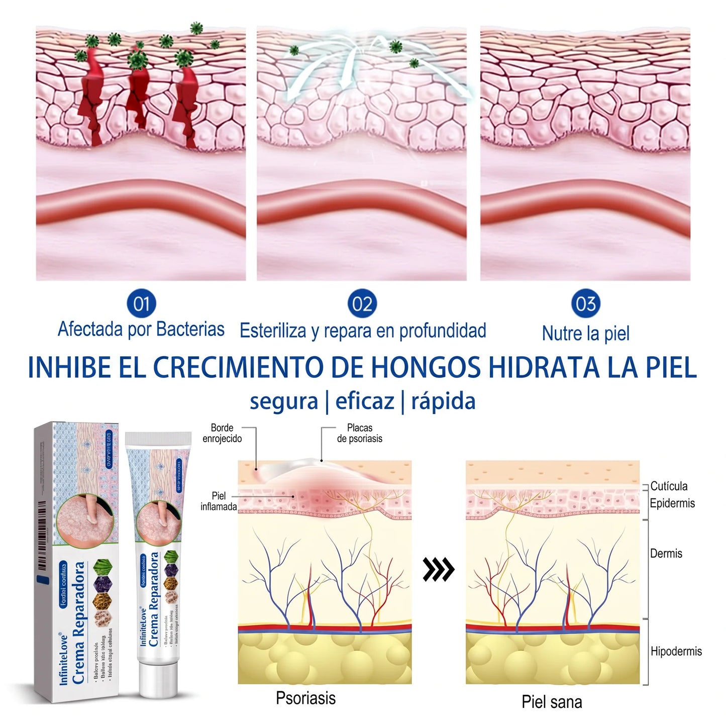 Crema Reparadora para Piel Sensible - Fórmula Botánica Calmante 20g
