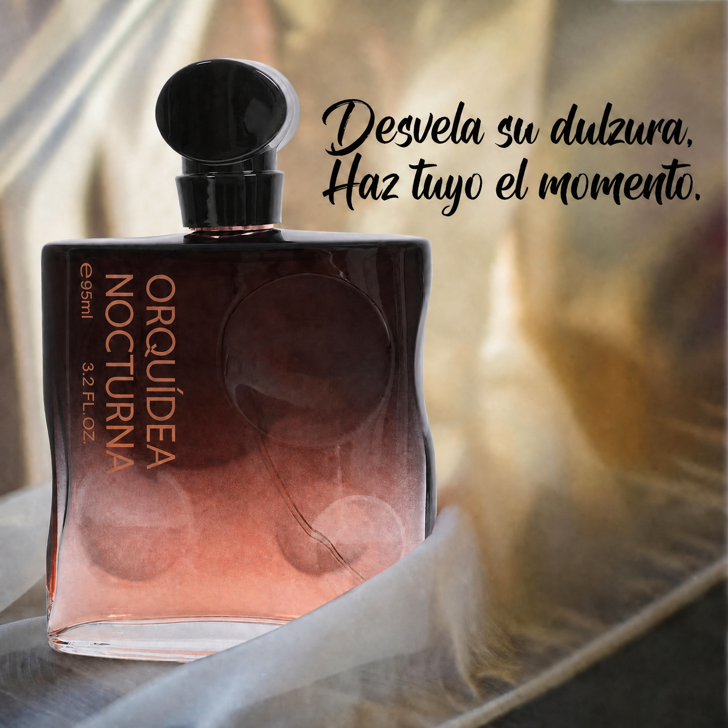 Orquídea Nocturna — Eau de Parfum dulce y envolvente para mujer · 95 ml