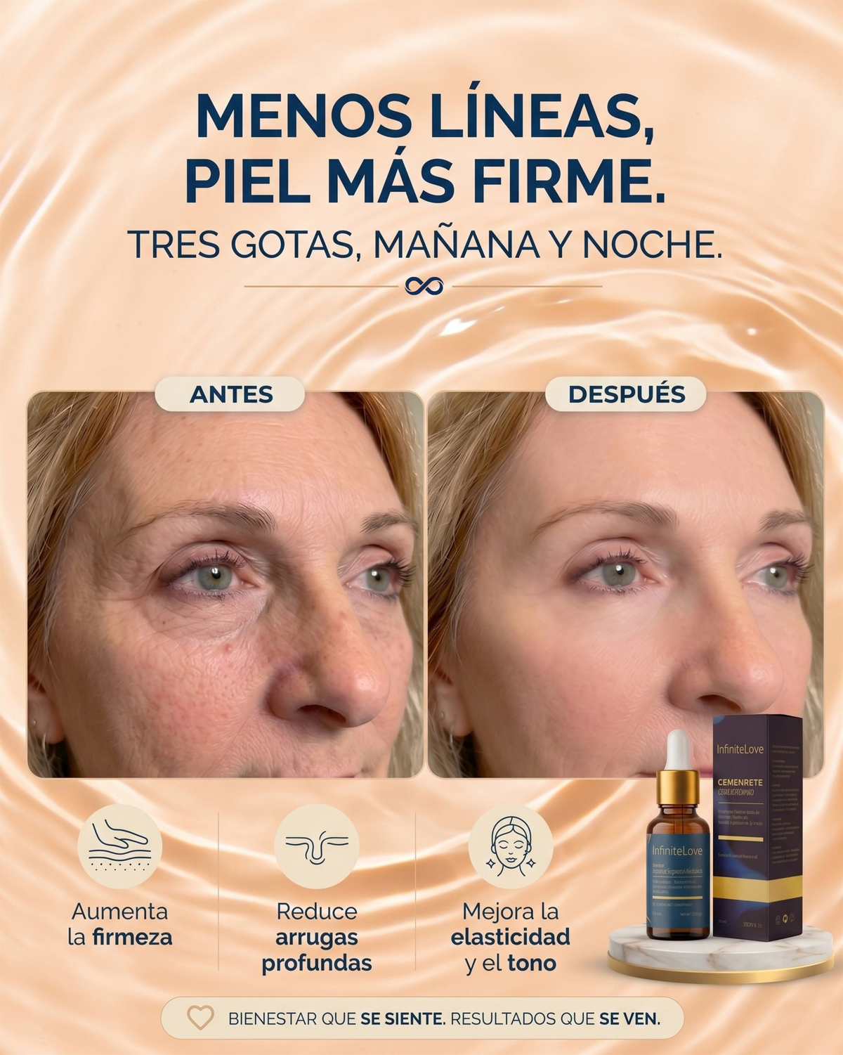 Solución Líquida — Suero Facial Antiedad con Argirelina · 30 ml 1