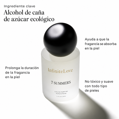 InfiniteLove Siete Veranos — Eau de Parfum Gourmand Amaderado 50 ml
