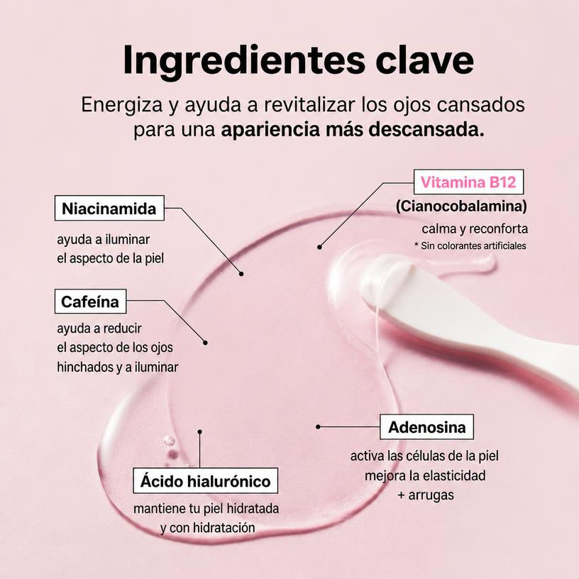 Parches de Hidrogel de Colágeno con Péptidos para Ojos — 60 uds