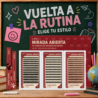Mirada Abierta — Kit Completo de Pestañas por Grupos