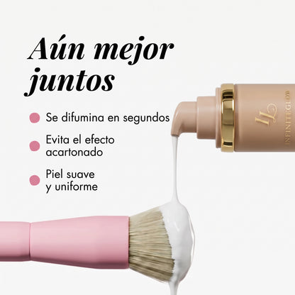 Esta brocha está hecha para tu base de maquillaje