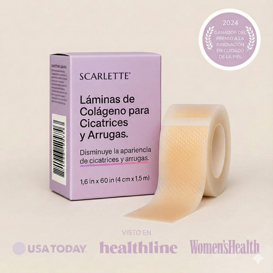 Cinta de Silicona con Colágeno para Arrugas & Cicatrices