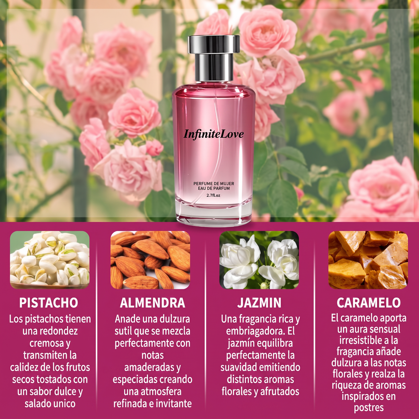 Perfume Oriental Floral para Mujer - Eau de Parfum 80ml