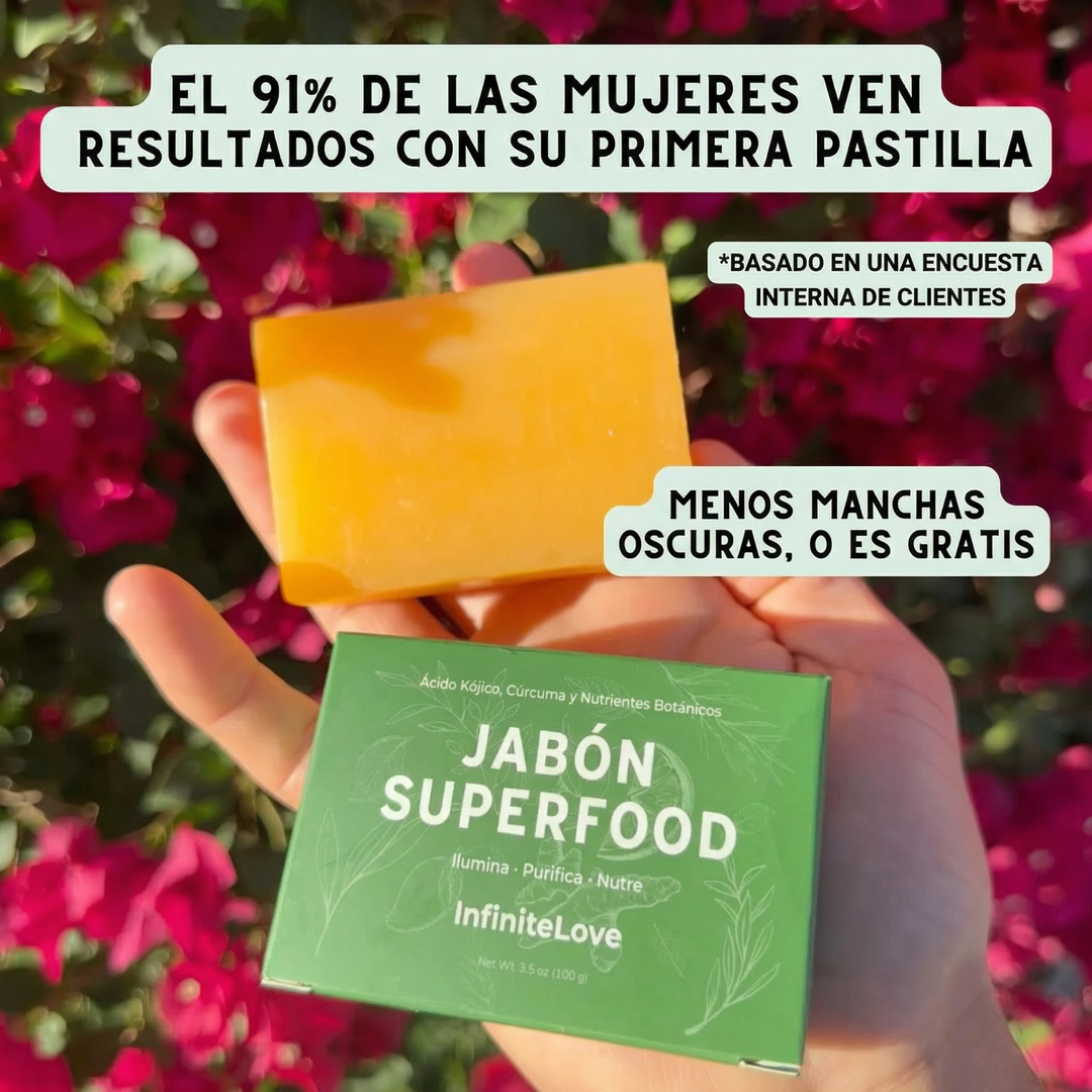 Jabón Antimanchas con Ácido Kójico y Cúrcuma – Aclara, Ilumina y Unifica la Piel