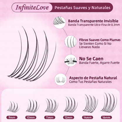 Pestañas Suaves y Naturales InfiniteLove