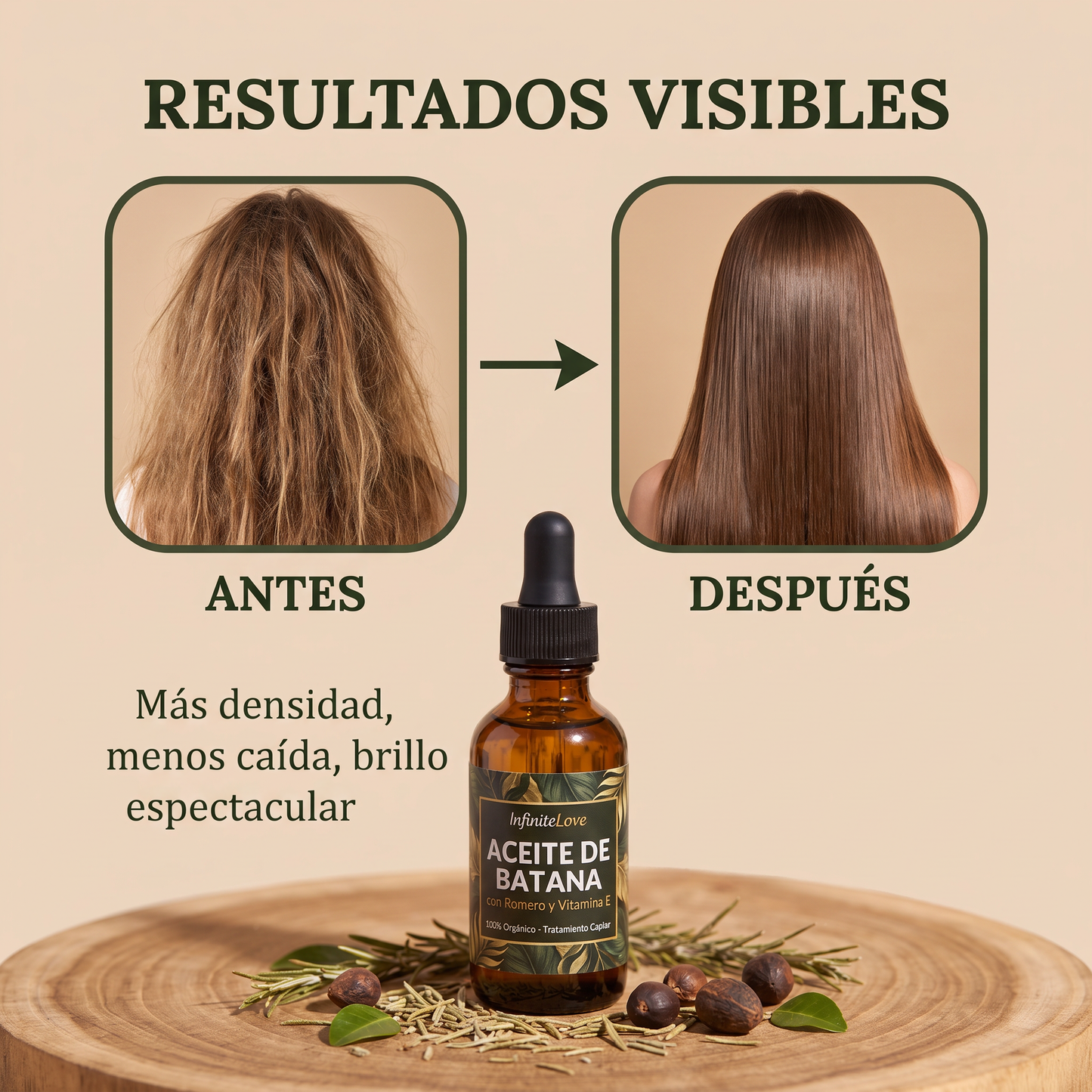 Resultados Visibles - Aceite de Batana InfiniteLove